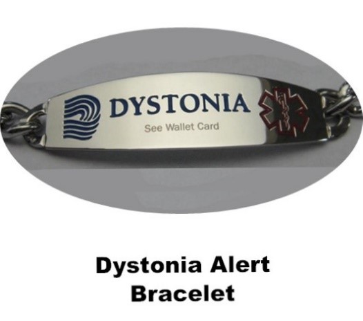 Dystonia Alert Bracelet